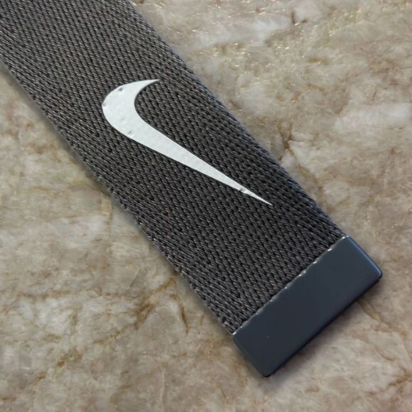NIKE Gray Web Adjustable Belt - Picture 3 of 6